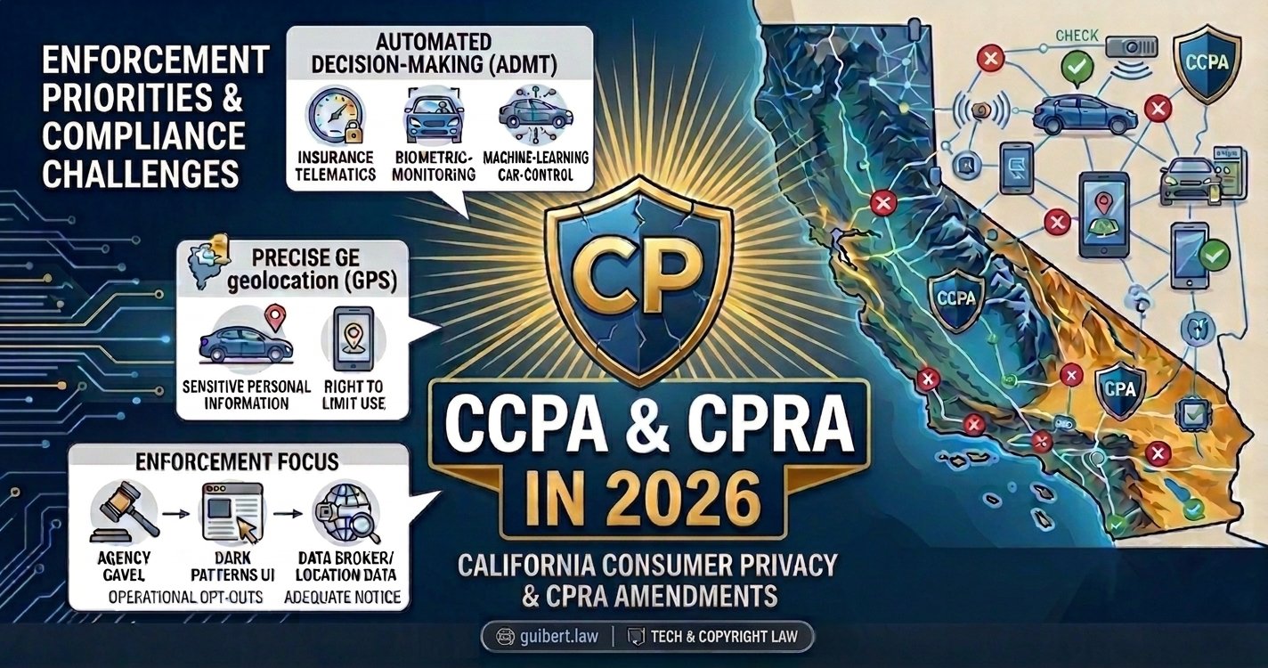 CCPA in 2026: The Amendments and Enforcement Priorities That Affect Technology Companies
