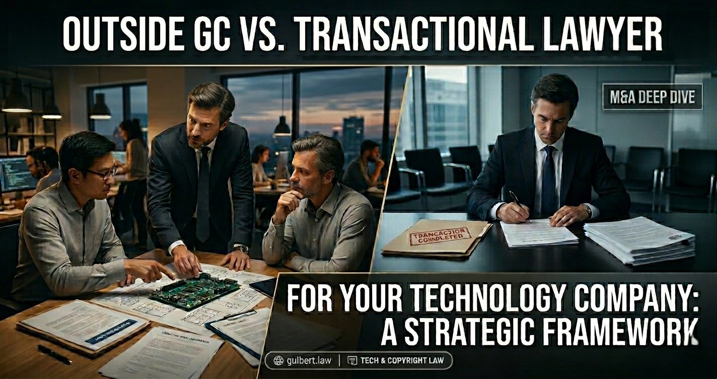 When You Need Outside General Counsel — And When You Just Need a Lawyer