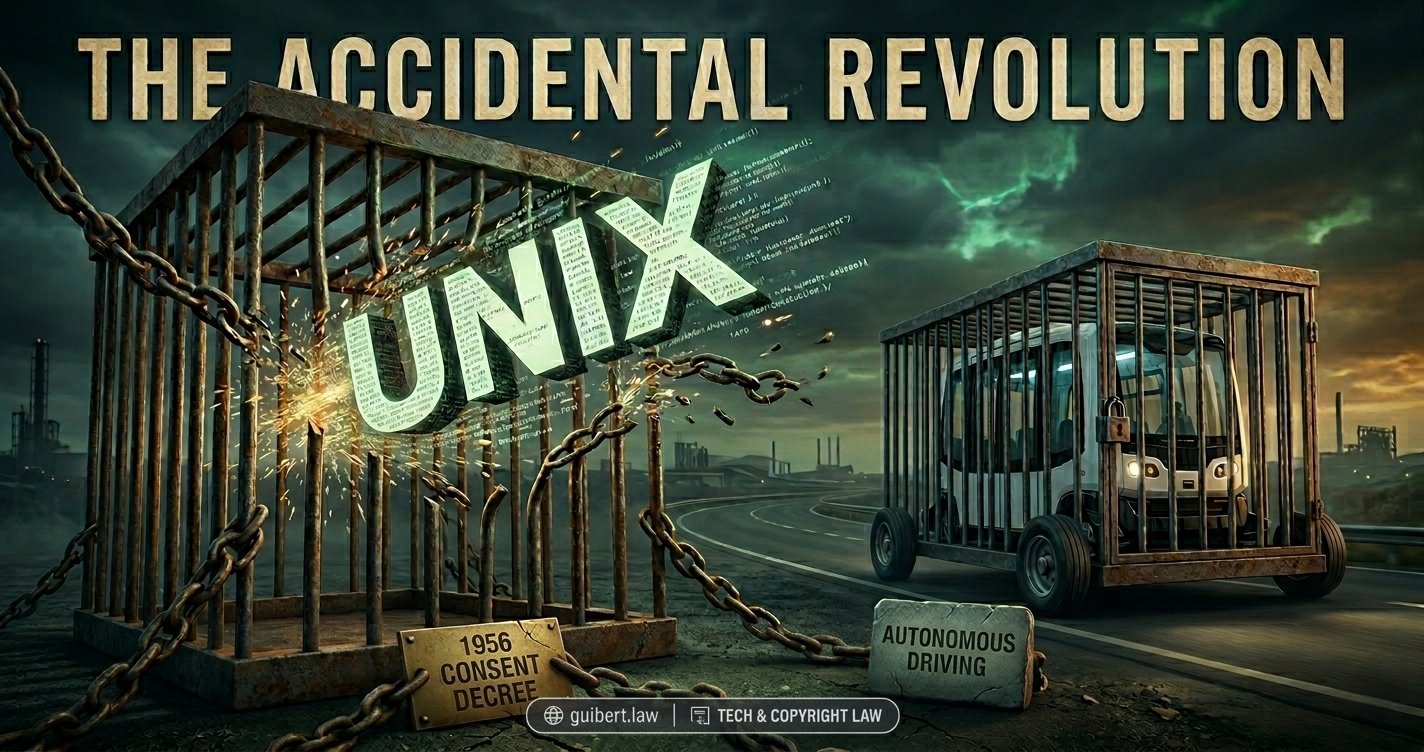 The Accidental Revolution: How a Telephone Monopoly’s Legal Cage Built the Computing World — and Why Autonomous Driving Needs Its Own Consent Decree Moment